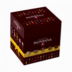 Boîte Tulipe 120 pièces en Assortiment 360g - Monbana