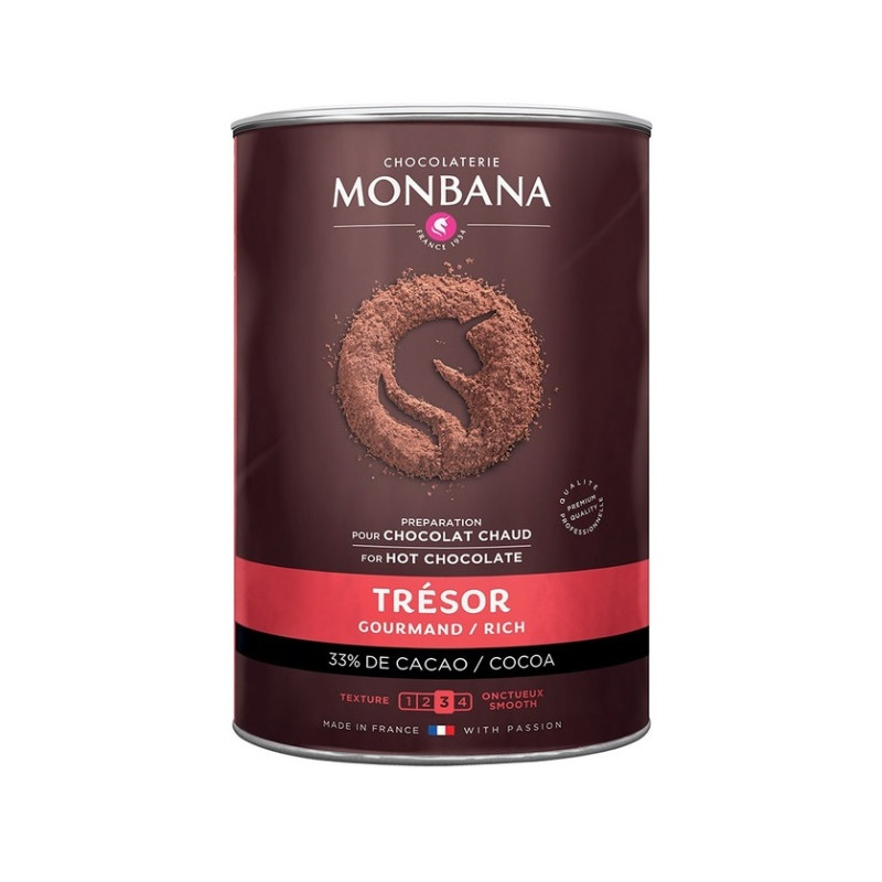 Chocolat en poudre Trésor de Chocolat par Monbana Chocolat en poudre Trésor de Chocolat par Monbana