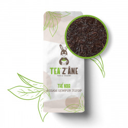 Thé noir d'Assame Sewpur, 2e récolte, T.G.F.O.P en vrac (100g)
