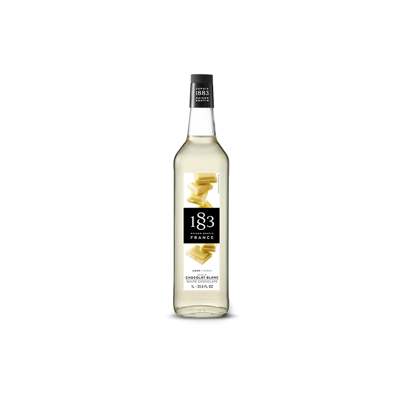 Sirop Routin 1883 Chocolat Blanc 1L Sirop Routin 1883 Chocolat Blanc 1L