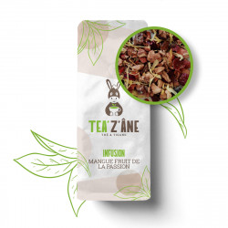 Infusion Mangue Fruit de la Passion - Vrac 100g - Tea’Z’Âne