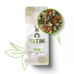 Infusion Tisane des Alpes - Vrac 100g - Tea'Z'Âne