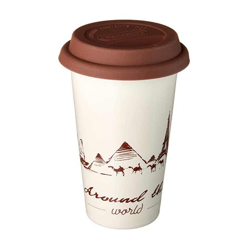 Travel Mug Isotherme "The Globetrotter" 300ml - Delonghi Travel Mug Isotherme "The Globetrotter" 300ml - Delonghi