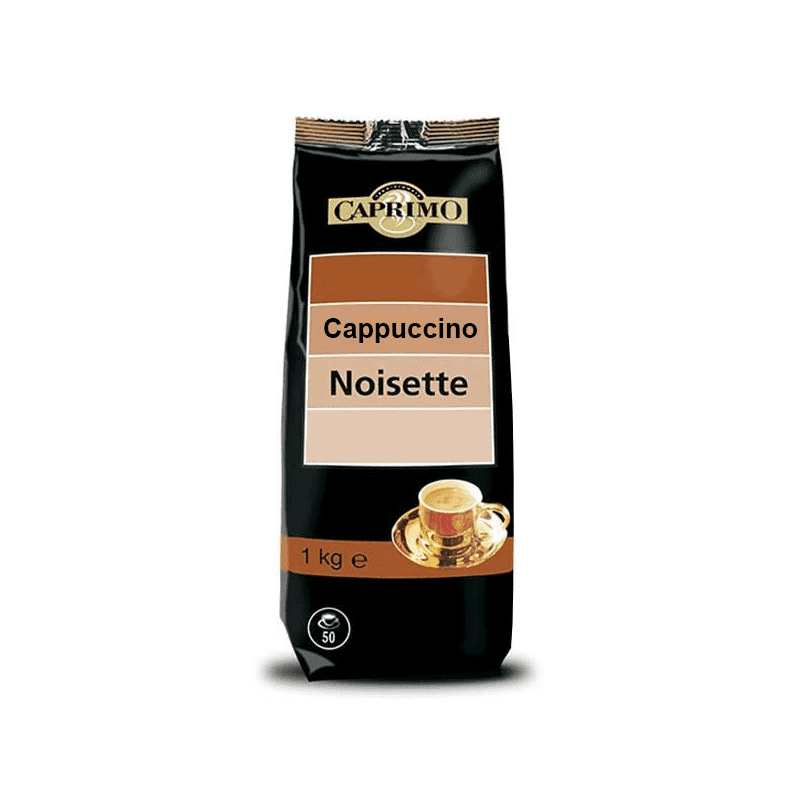 Poche d'1Kg de cappuccino à la noisette de la marque Caprimo Poche d'1Kg de cappuccino à la noisette de la marque Caprimo