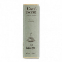 Barre de chocolat au lait et nougat Café-Tasse - 45g