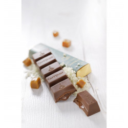 Barre de chocolat au lait et caramel salé Café-Tasse - 45g