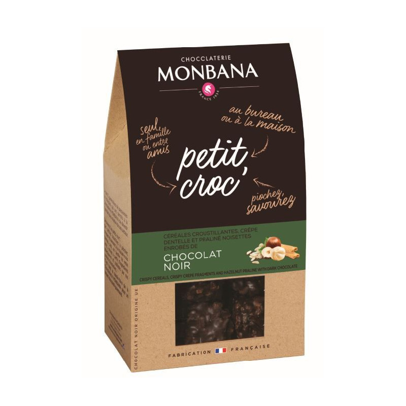 Petit Croc Noir Praliné noisette - 120g Petit Croc Noir Praliné noisette - 120g