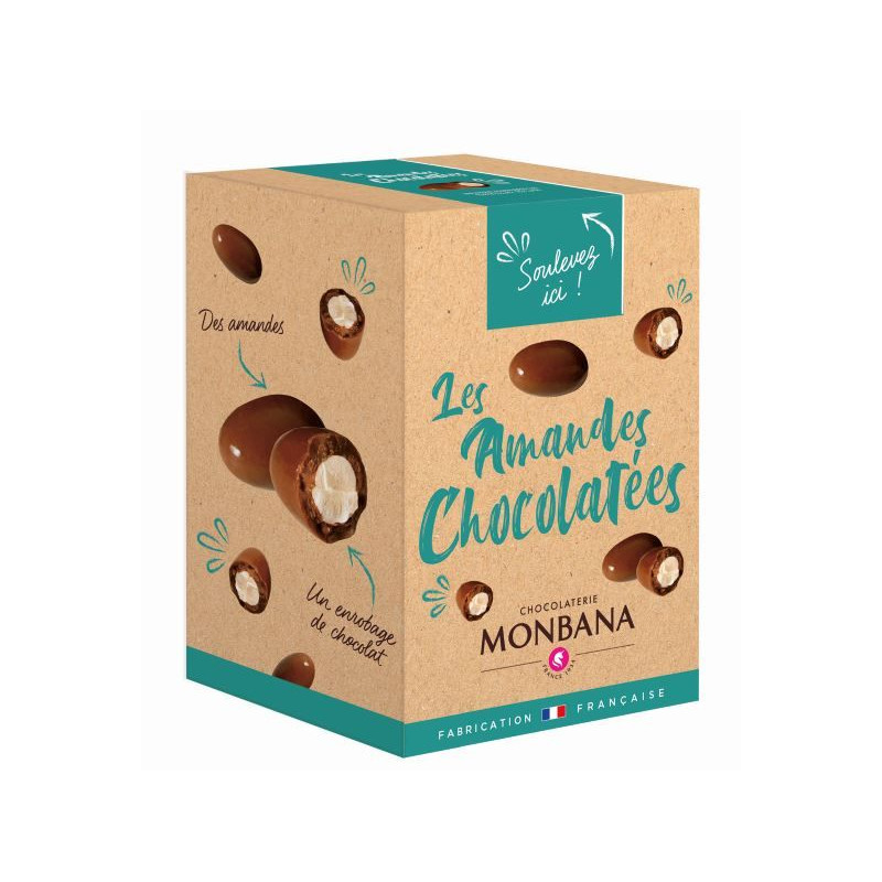 Amandes chocolatées - Monbana 135g Amandes chocolatées - Monbana 135g