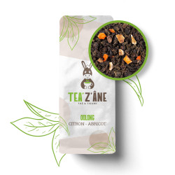 Thé Oolong citron abricot en vrac