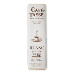 Barre de Chocolat Blanc au Praliné et au Riz Soufflé...