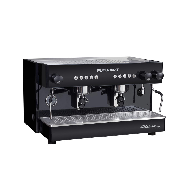 Machine expresso manuelle professionnelle Ottima EVO 2 groupes noire Machine expresso manuelle professionnelle Ottima EVO 2 groupes noire