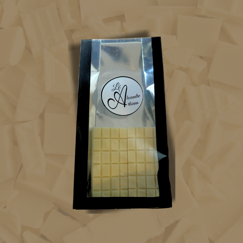Mini-tablettes de chocolat blanc de Léa & Alexandre Mini-tablettes de chocolat blanc de Léa & Alexandre