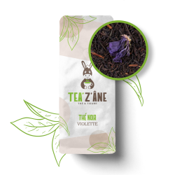 Thé noir violette - Vrac 100g - Tea'z'âne