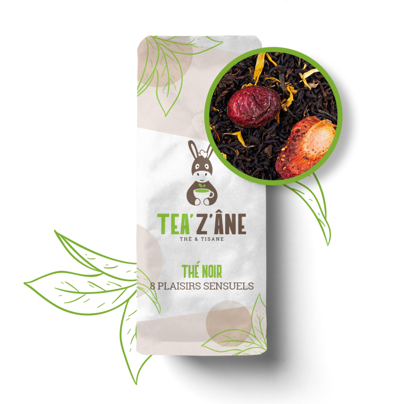 sachet Thé noir 8 plaisirs sensuels sachet Thé noir 8 plaisirs sensuels