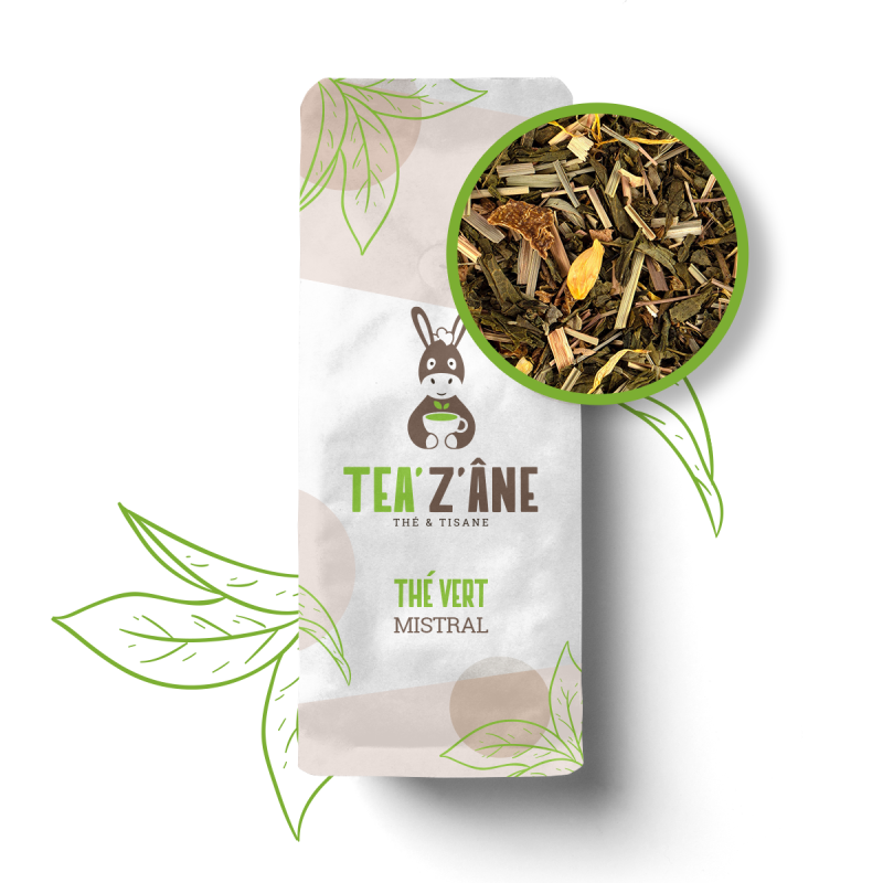sachet Thé vert mistral sachet Thé vert mistral