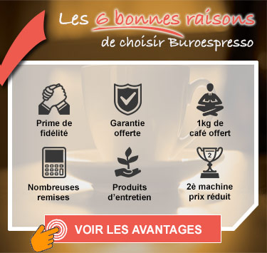 Avantages Buroespresso