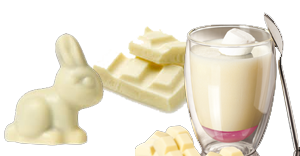 Et voilà le chocolat blanc sous toutes ses formes !