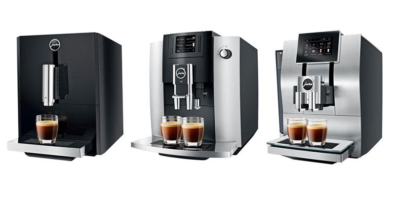 Le design des cafetières jura