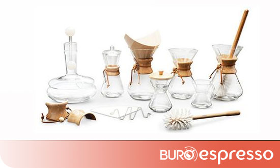 La gamme de cafetières Chemex