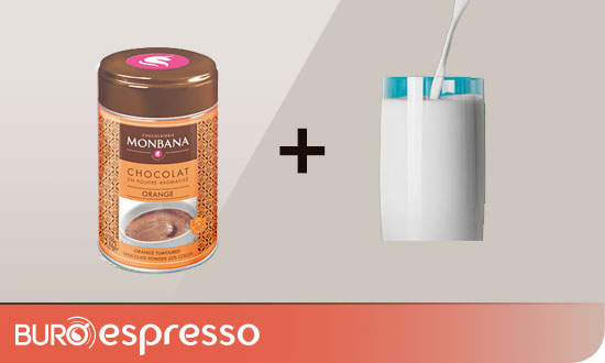 Préparation du chocolat arôme orange