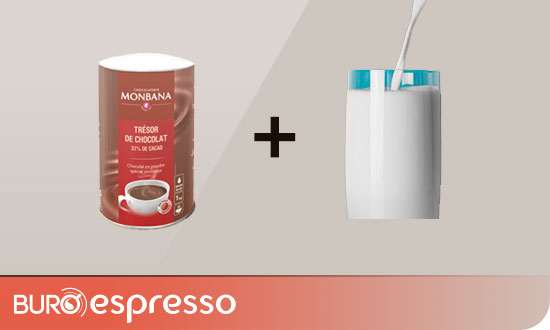 Préparation du chocolat chaud
