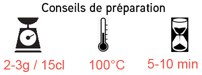 Conseil préparation Camomille infusion