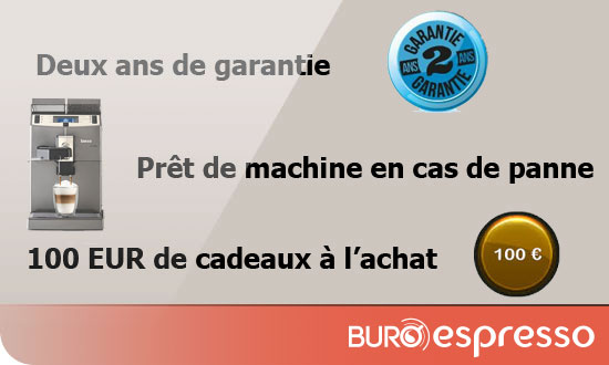 La garantie professionnelle sur la Saeco Lirika OTC