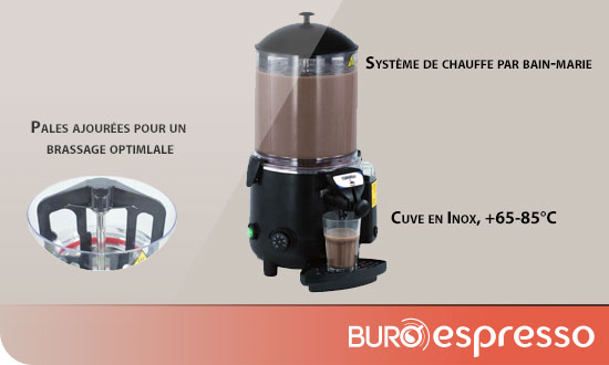 Machine à chocolat Chaud Casselin 10 Litres
