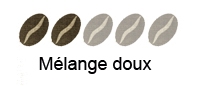 Café décaféiné, mélange doux