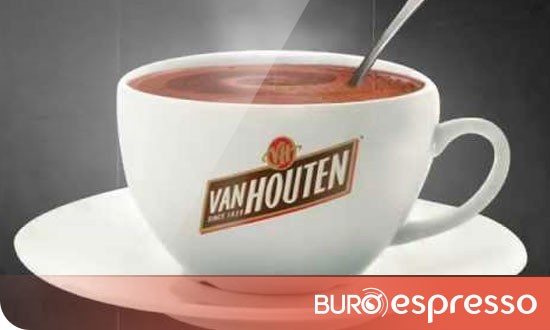 Le chocolat en poudre à l'eau van houten vh1